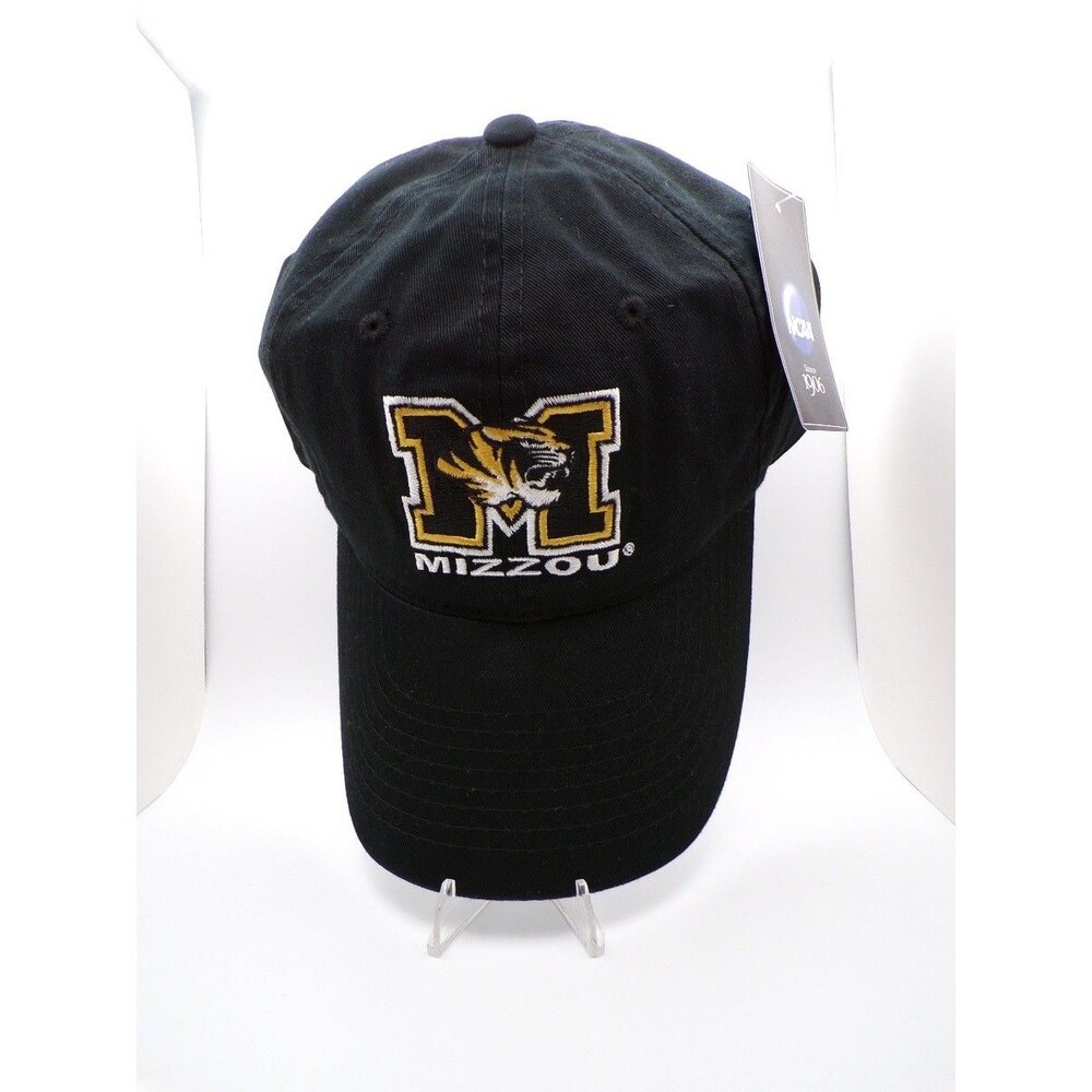 Mizzou Tigers Black Adjustable Baseball Cap Hat Size M